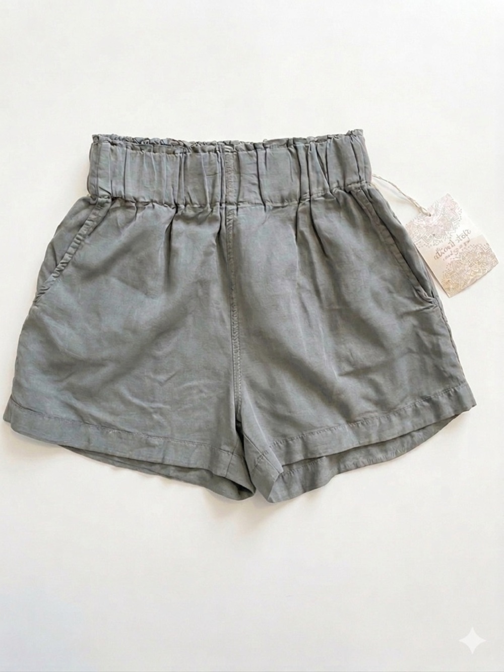 Altar'd State Dark Gray High Waisted Pull On Shorts NWT